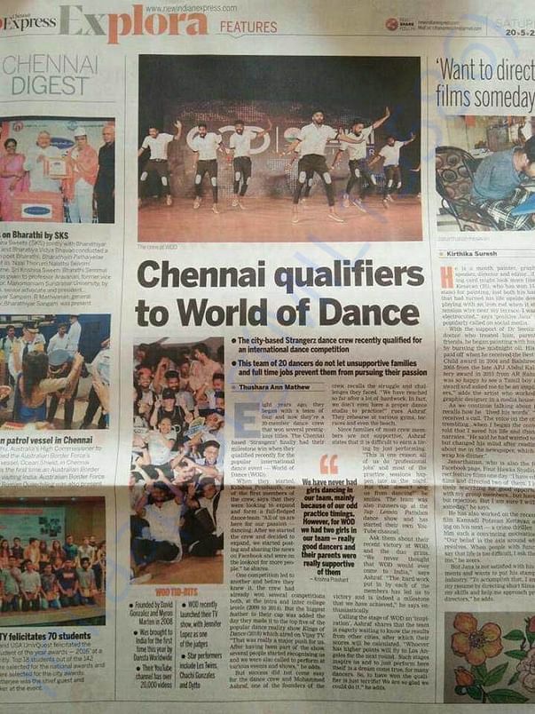 Beautifully written article in today's Indianexpress about our Journey
