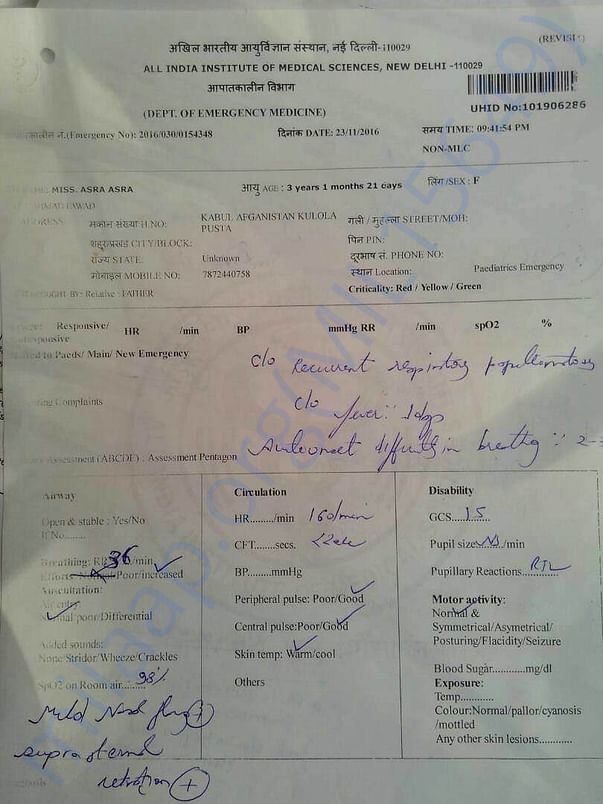AIIMS' Diagnosis 3