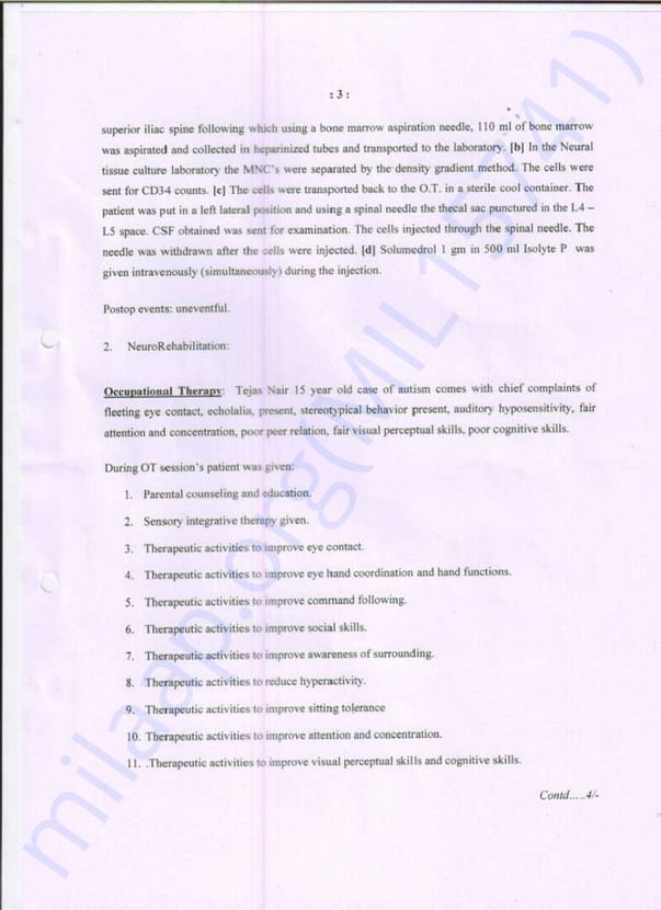 Page 3 - NRRT Treatement Details
