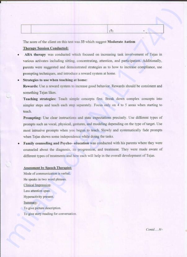 Page 7 - NRRT Treatement Details
