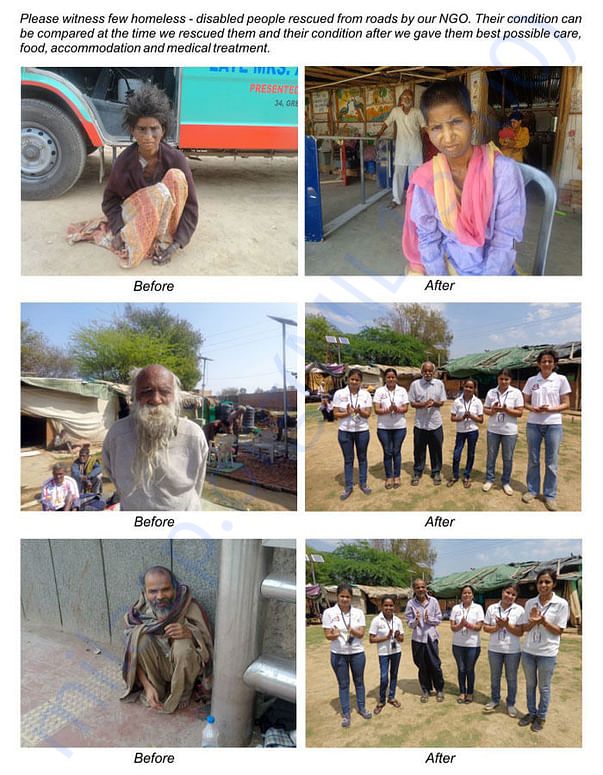 A picture representing the impact of the old age home