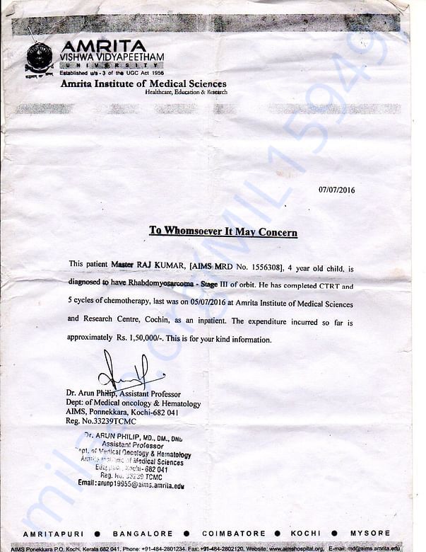 Doctor's Letter