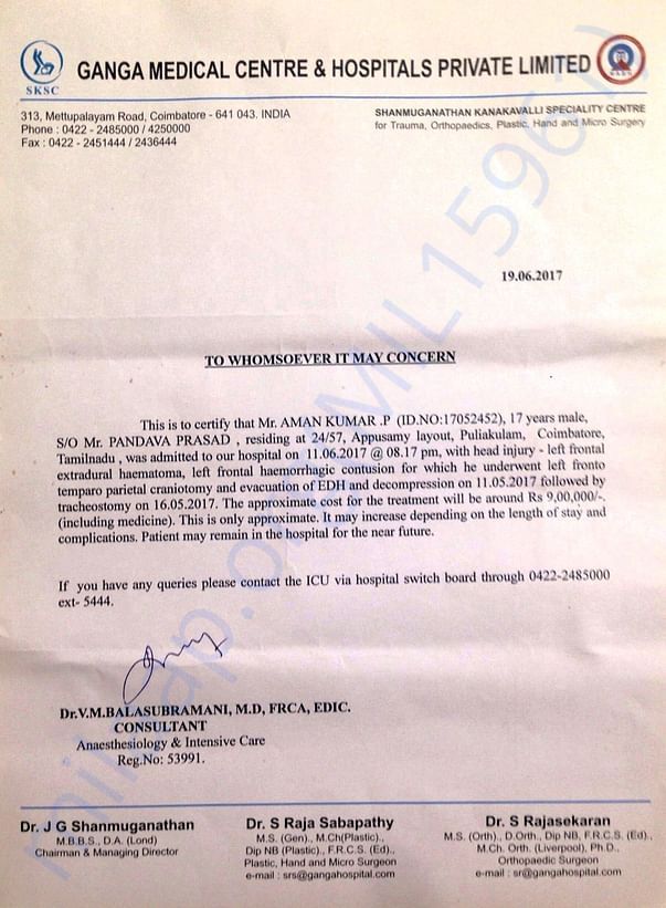 Attached the Consolidated Medical document which has necessary details