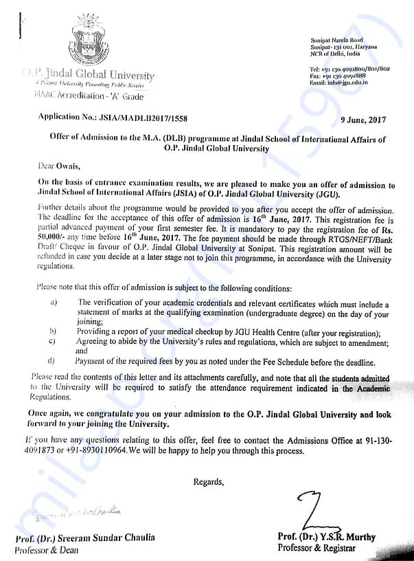 Offer Letter