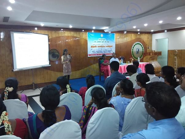 Priya is making a presentation on adolescence to the teachers.