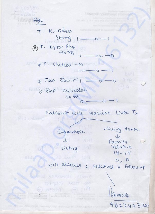 Letter of Dr. Rahul Saxena