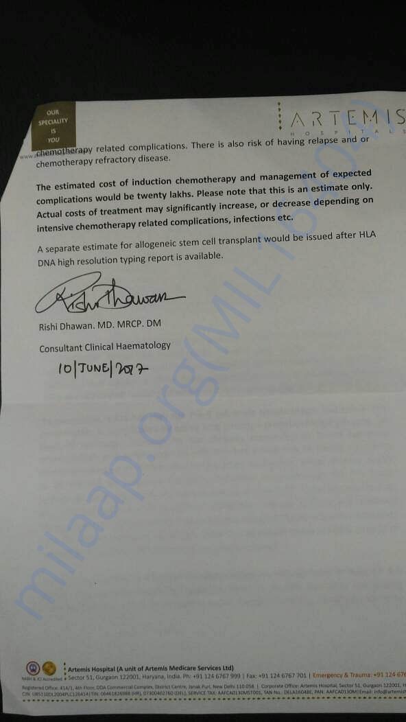 Doctors Assessment and Admit Papers