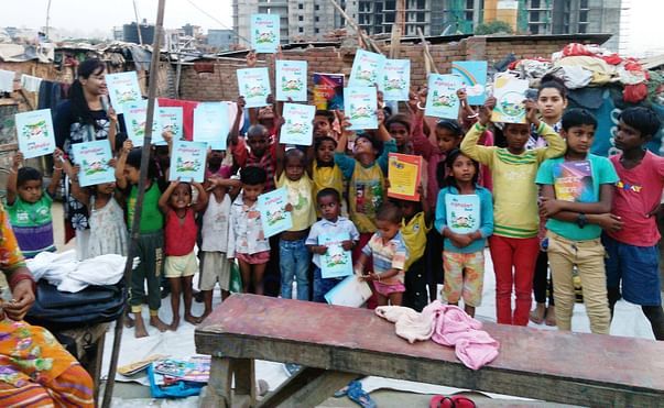 distribution of books and stationary