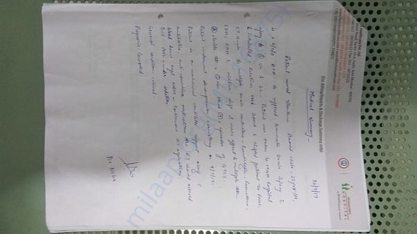 Medical summary