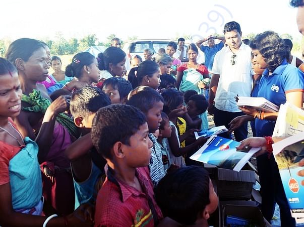 Assam flood relief operation in 2016 at Chirang District (Educational)