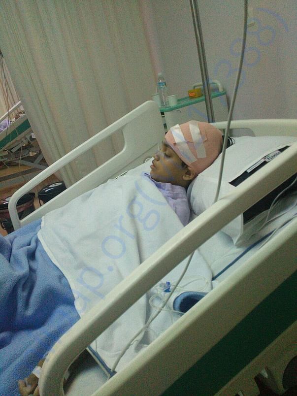 Angelina aged 12- Brain Tumor.