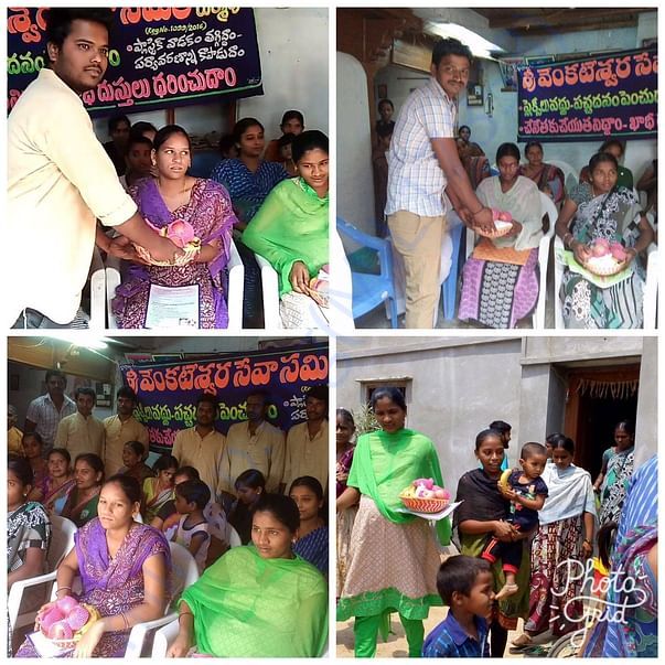 Rukmapur pregnant mother food donation