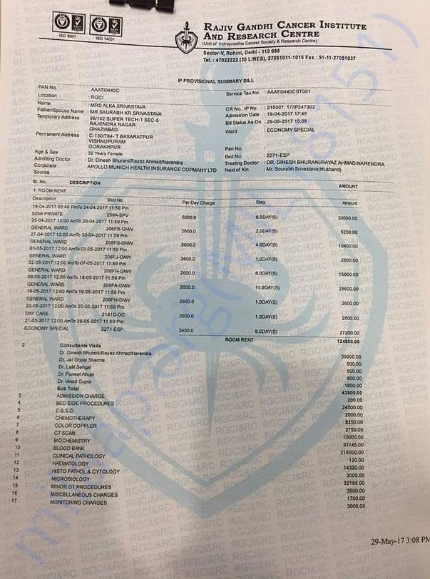 Hospital Bill 2
