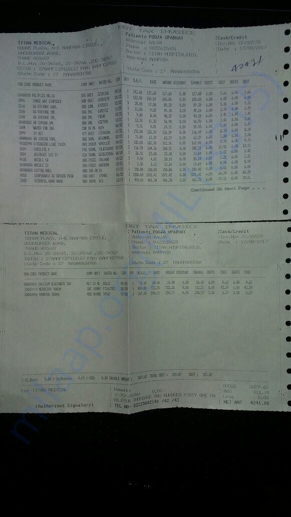 Medical bill