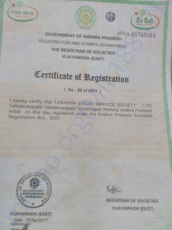 registration certificate