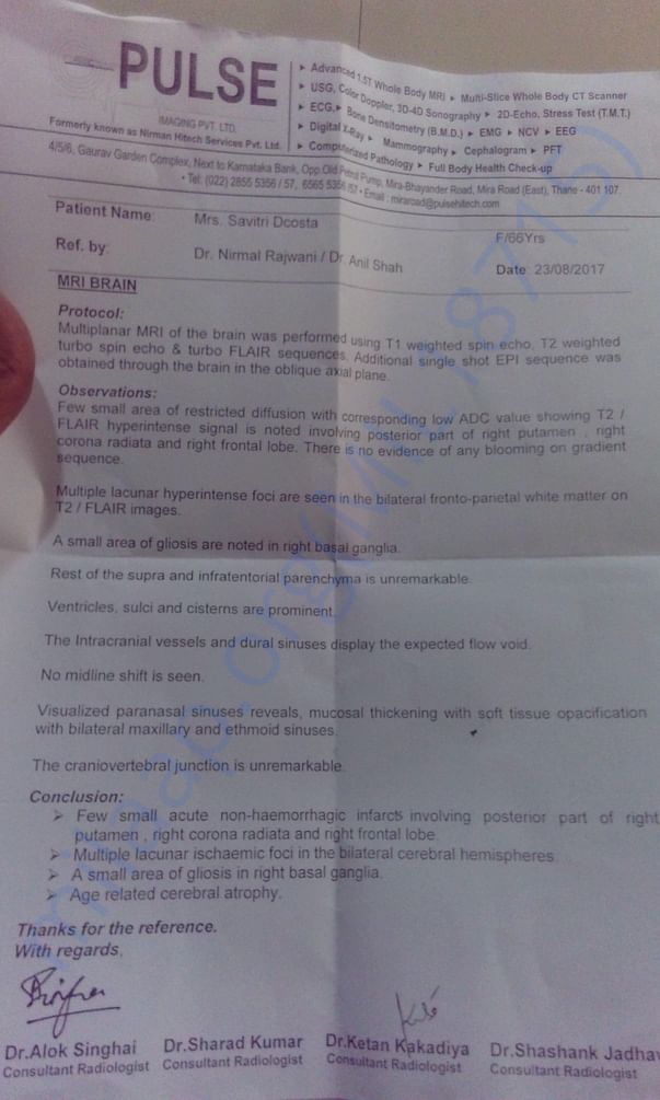 MRI Report