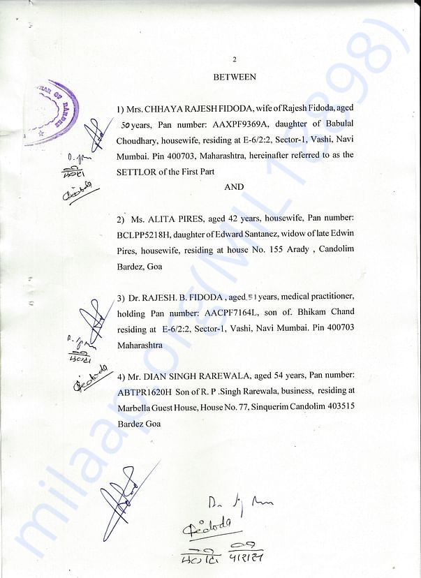 Trust Deed and Registraiton Pg 2
