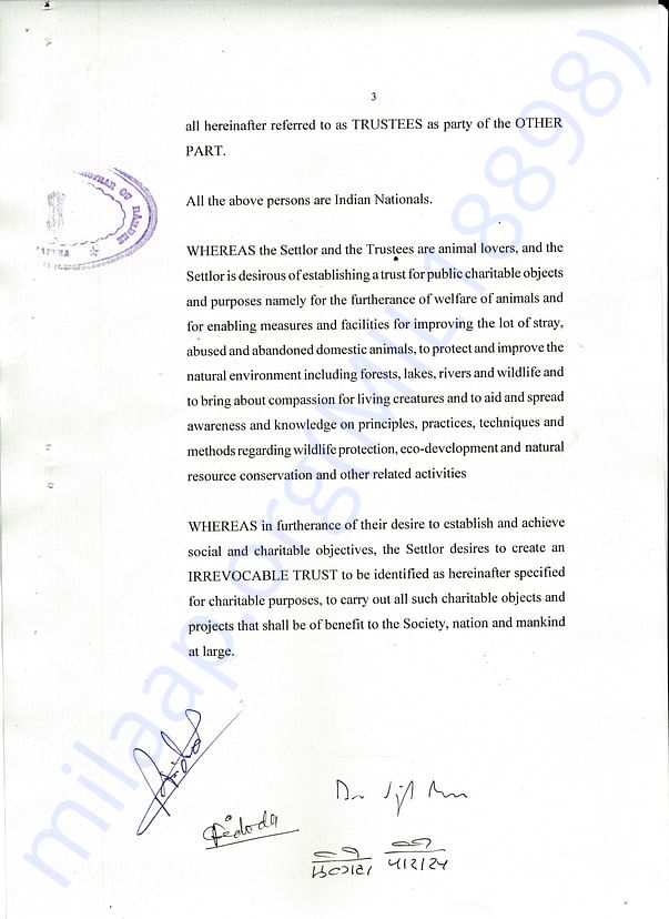 Trust Deed and Registration Pg 3