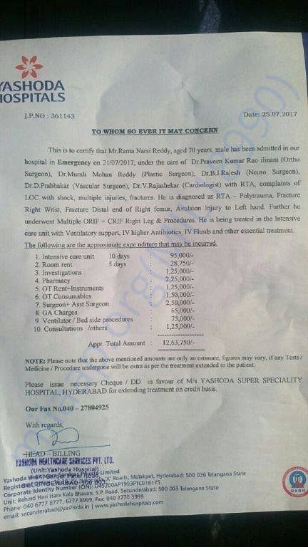 Medical estimations cost